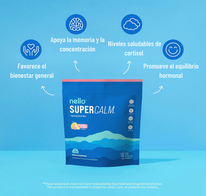 Nello Supercalm™ Ashwagandha – Equilibrio Emocional y Claridad Mental