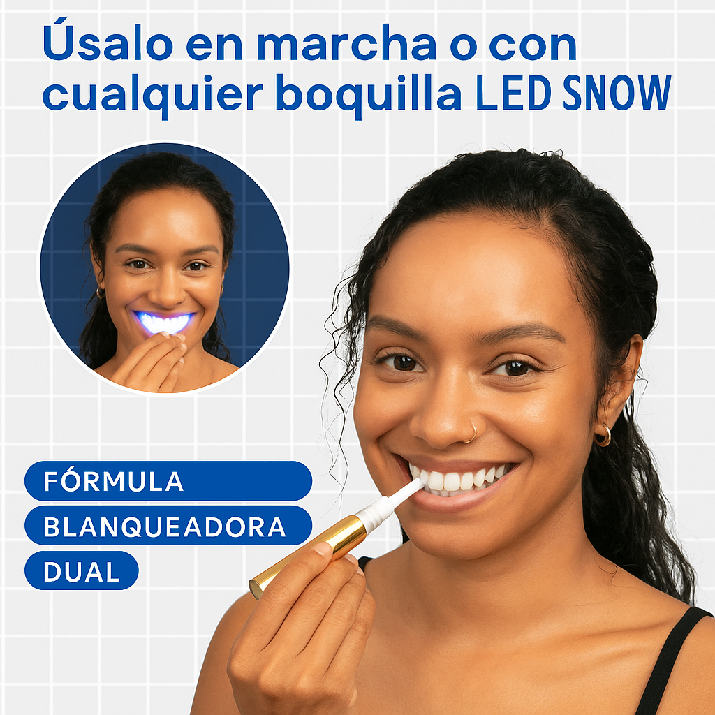 Pluma sérum blanqueadora extra fuerte con fórmula de doble peróxido