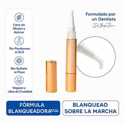 Pluma sérum blanqueadora extra fuerte con fórmula de doble peróxido