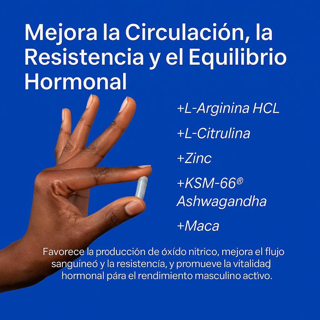 Selerb NAD+ para Hombres – Energía, Circulación y Anti-Edad