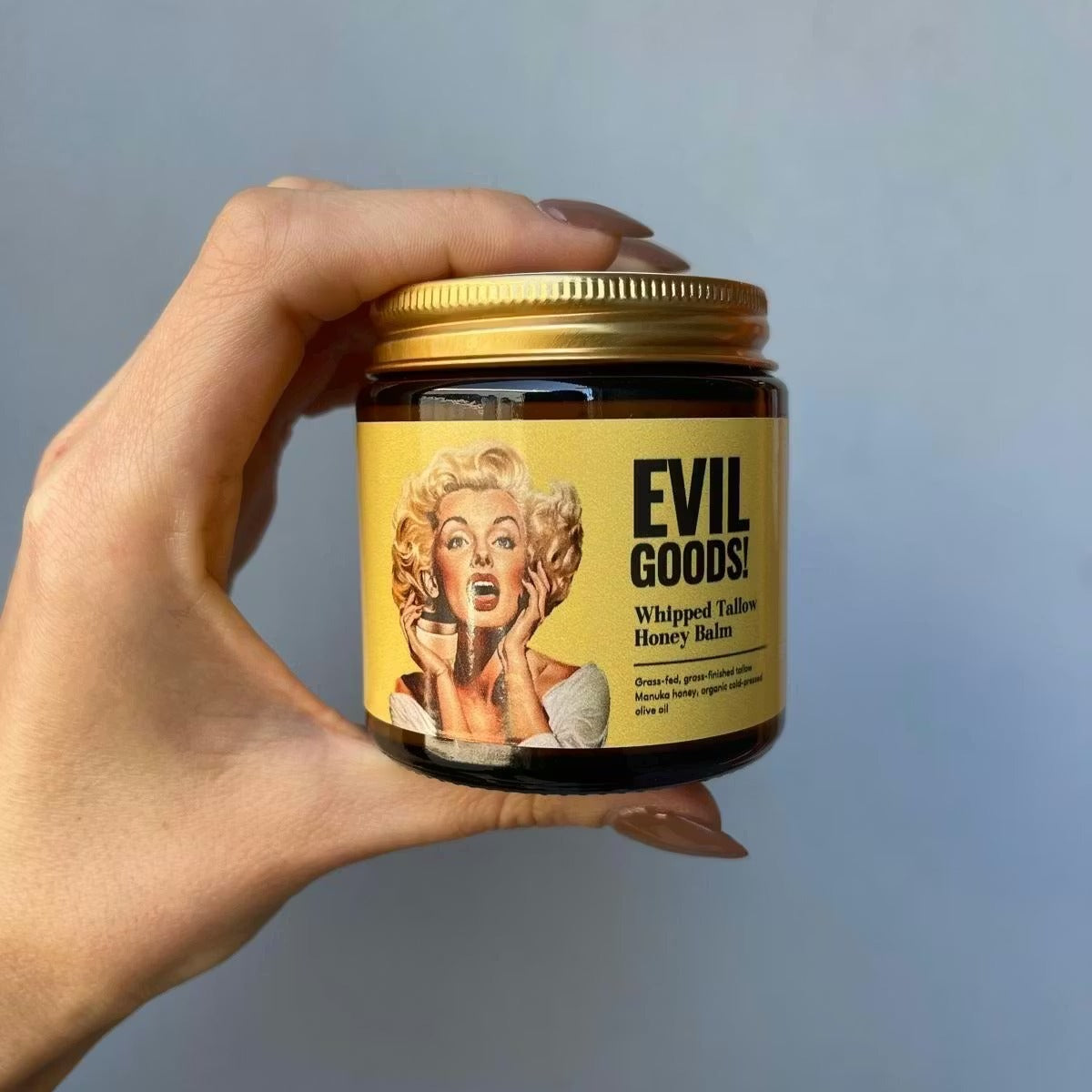 Crema Orgánica de Sebo de res - Bote de Vidrio